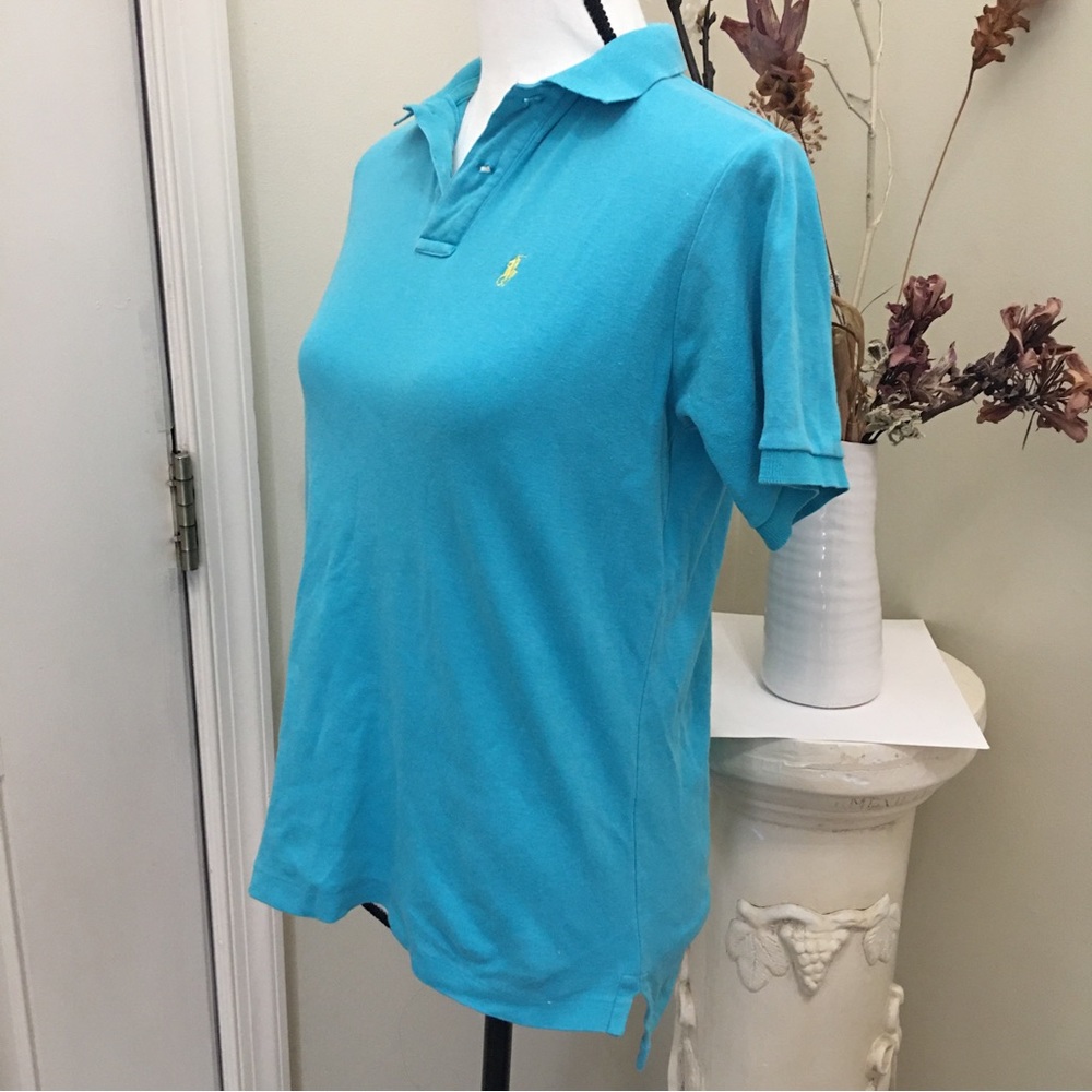 Bundle 3 polo shirts blue red pink, for golf pickle ball or summer weekends - Picture 2 of 14